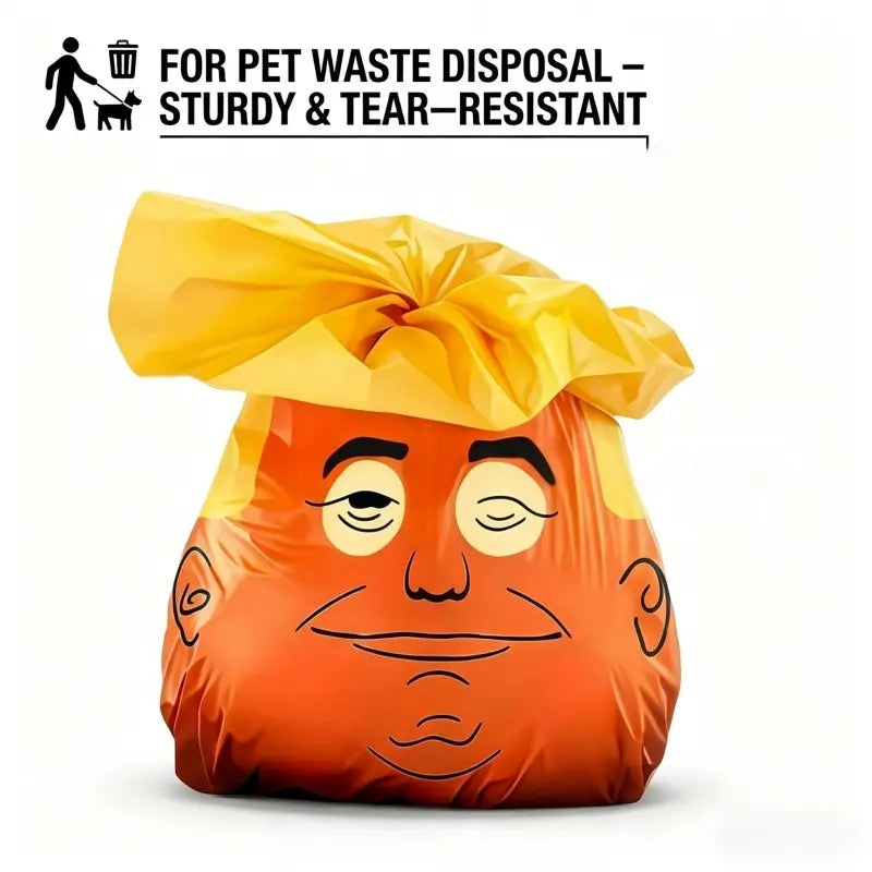 Novelty Dog Waste Bags - 60 Count Rolls, Humorous Pet Waste Disposal Bags for Dog Owners, Ideal Gag Gift for Dog Moms and Dads