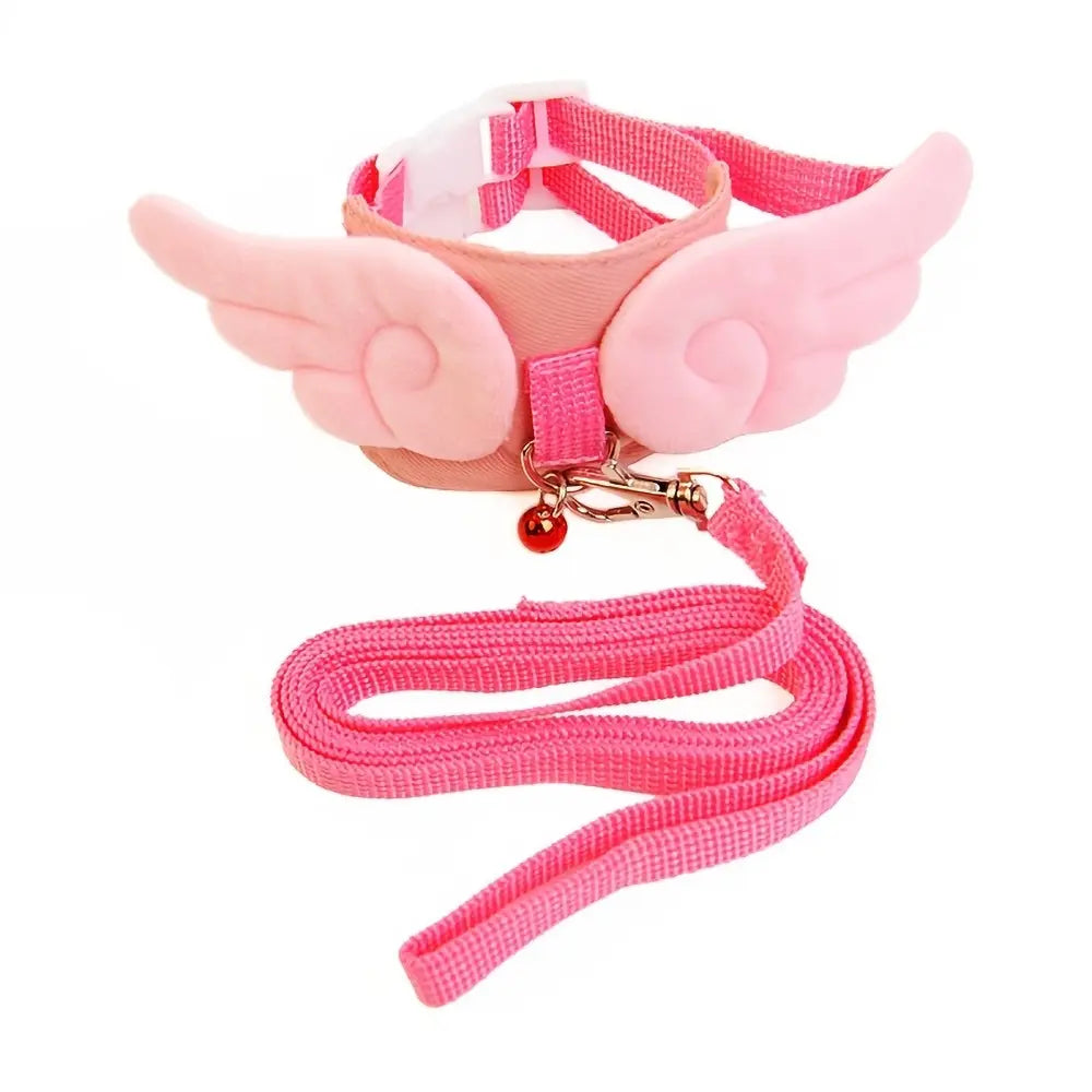 Ferret Angel Leash Vest Style Chest Harness Walking Harness Pet Ferret Mongoose Outdoor Walk Lead, Comfortable and Secure Pet Leash for Ferrets