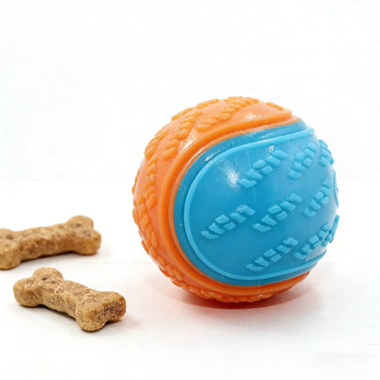 Interactive Bouncy Rubber Ball Dog Toy for Chewing and Fetching - Suitable for Small, Medium, and Large Dogs - Outdoor Play and Boredom Relief